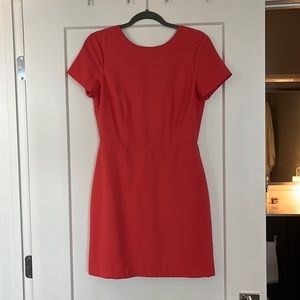 Cupcakes and Cashmere Vista Dress in Coral Pink Sz 4